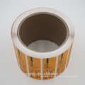 Manufacture Printing Customized PVC Label Sticker Roll with Permanent Adhesive